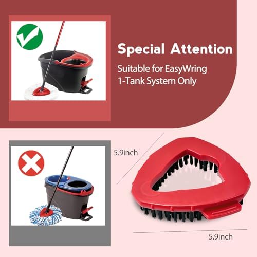 Sturdy Spin Mop scrub brush promises deep cleaning with precision