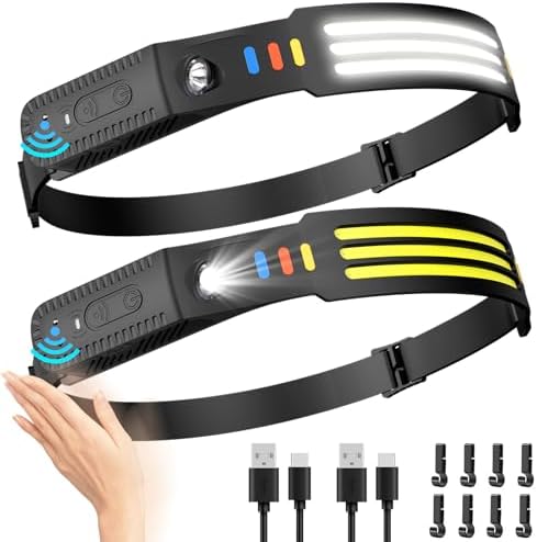 230 Wide Beam Rechargeable Headlamp with Motion Sensor