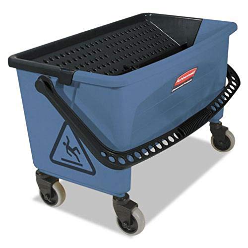 Rubbermaid Finish Mop Bucket with Press Wringer 26 Blue