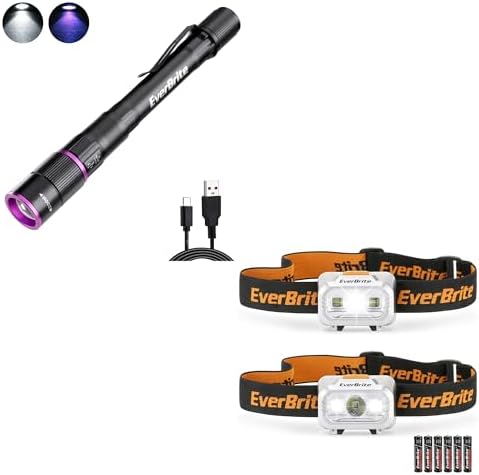 EverBrite LED Headlamp Pen Flashlight