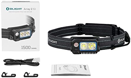 OLIGHT Array 2 Pro 1500 Lumens Headlamp with Red Light Option
