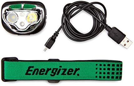 Energizer Rechargeable LED Headlamp Always-On Lighting