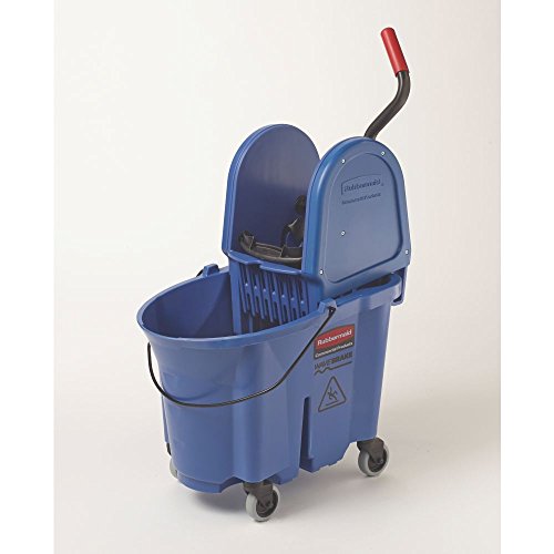 Rubbermaid Commercial WaveBrake 20 35 QT Mop Bucket and Wringer 1