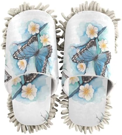 Kigai Microfiber Slippers Butterfly Floral