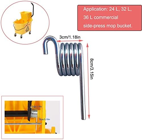 2 Pack Water Press Spring for Commercial Mop Buckets