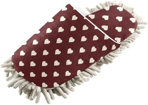 Comfy Microfiber Slippers Heart Love Drying