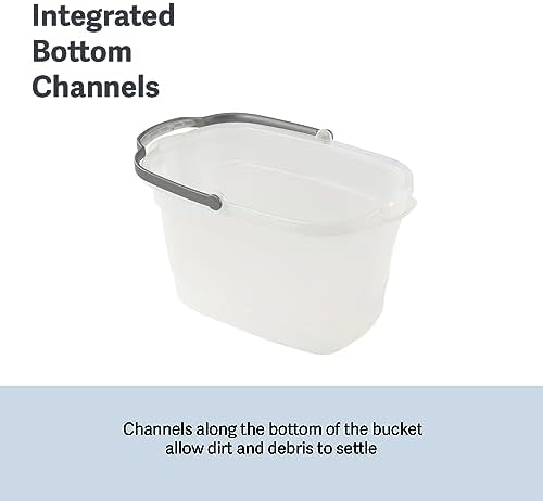 Effortless 4-Gallon Cleaning Bucket for Mops and More