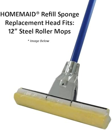 Homemaid 12 Cellulose Roller Mop Refill Sponge Head