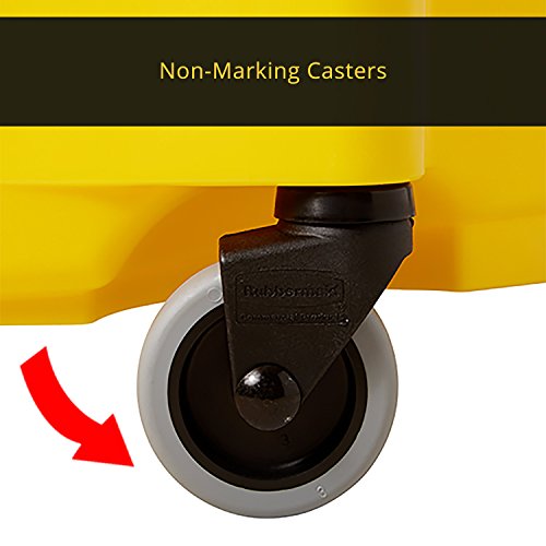 Rubbermaid Commercial WaveBrake 20 35 QT Mop Bucket and Wringer 1