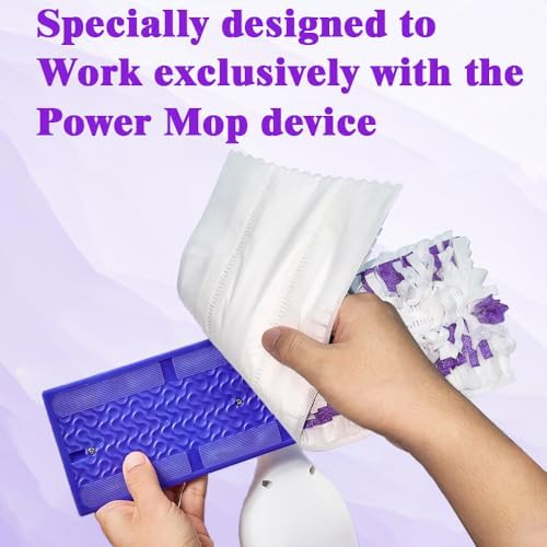 Mewvine Disposable Mop Pads for Swiffer PowerMop - 10 Count Multi-Surface Refills