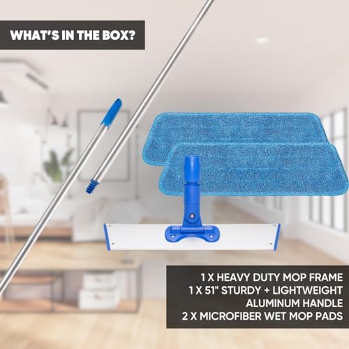Cinch Mop - Microfiber Mop for Hardwood Floors