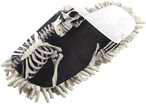 Feet-Pleasing White Microfiber Mop Slippers