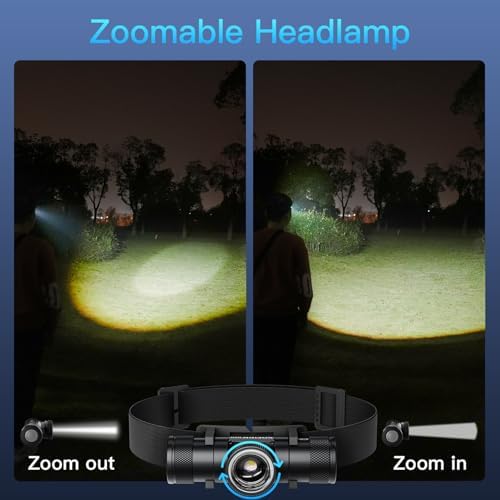 Sturdy Zoom Headlamp - Built for Camping Hiking