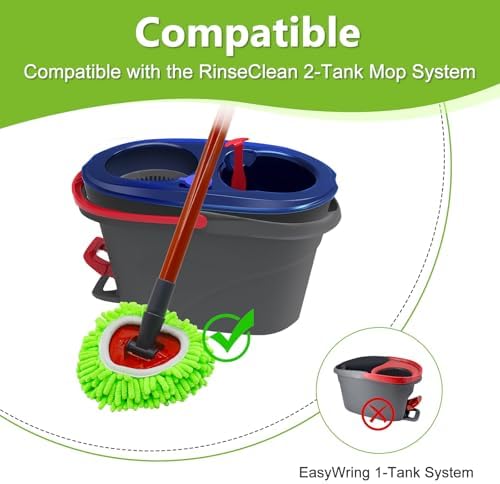 Reusable Mop Heads for EasyWring 1-Tank Spin Mop