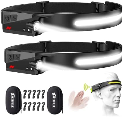 Versatile Rechargeable Headlamp with Motion Sensor