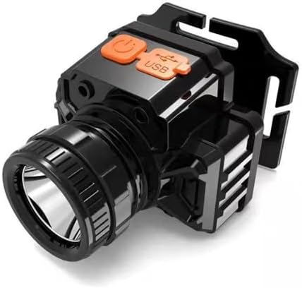 QVK Super Bright Rechargeable Headlamp for Camping Running Climbing