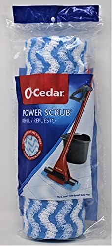 O-Cedar Power Scrub 10 in L Microfiber Sponge Mop Refill