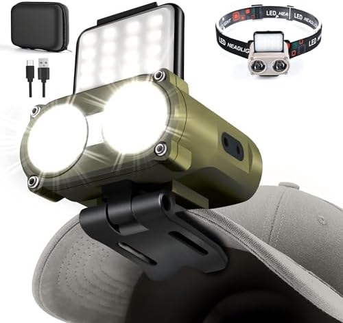 800 Lumens Rechargeable LED Hat Light