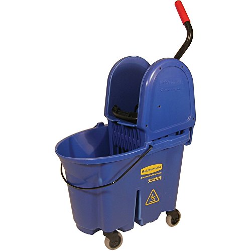 Rubbermaid Commercial WaveBrake 20 35 QT Mop Bucket and Wringer 1