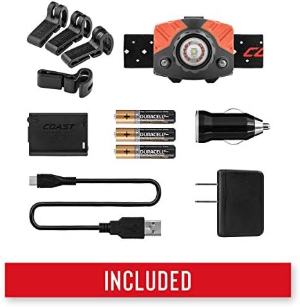 Coast Dual Color Reusable Red Headlamp