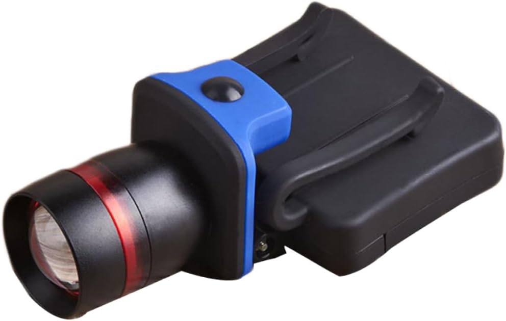 HOMSFOU 2-Piece Fishing Lamp LED Headlamp Clip-On Headlight in Black