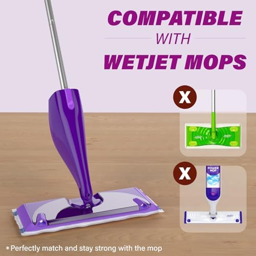 Swiffer WetJet Disposable Pads Refill 32 Count - Easy Effortless Cleaning