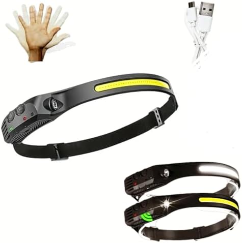 10-Watt Rechargeable Headlamp With 270 Wide Beam