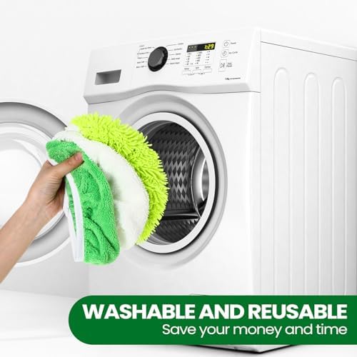 18-Pack Reusable Microfiber Mop Pads for Swiffer Clean Dry Cleaning