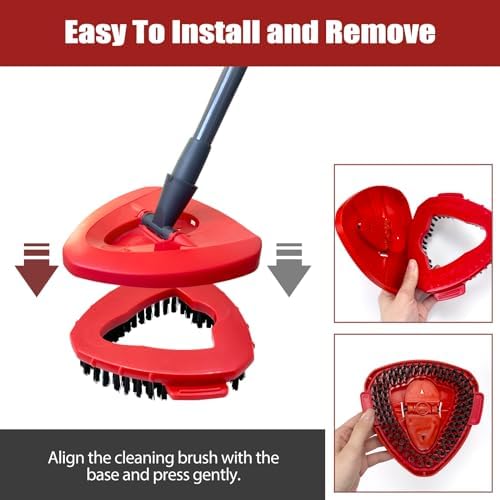 Puiuisoul 2 Pack Spin Scrub Brush Replacement Heads