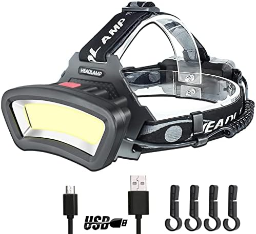 DARKBEAM Rechargeable 2000 Lumen LED Headlamp with 6-10 Hour Battery Life