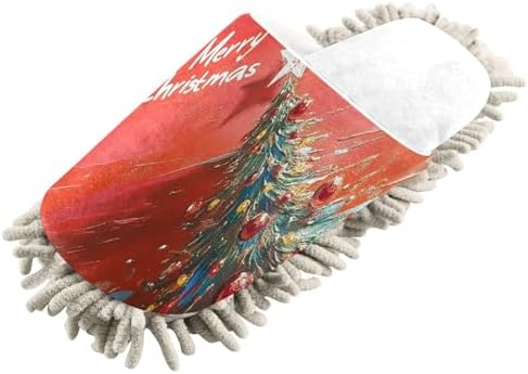 Cozy Christmas Mop Slippers