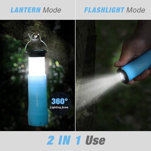Fast-Burning Durable 2-in-1 Mini Lantern With Strobe Lights