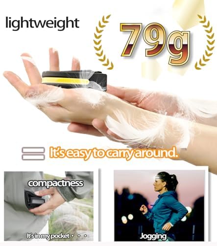 EzoLife Rechargeable Motion-Activated Headlamp with 230 Beam