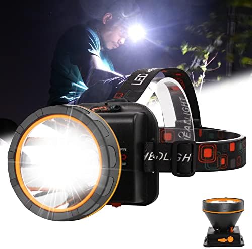 Aikertec Rechargeable Headlamp Waterproof 1000m Light 2 Modes Outdoor Essentials