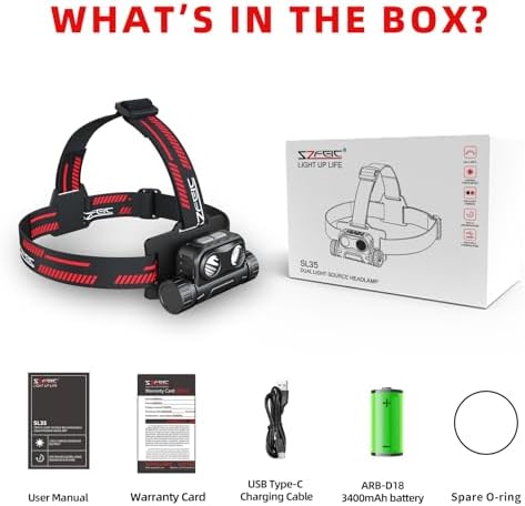SL35 IPX68 Headlamp