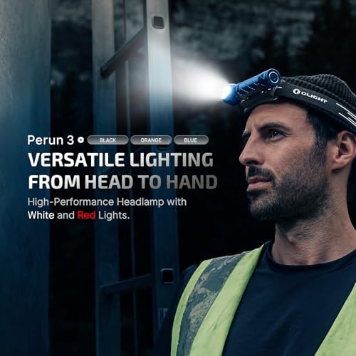 OLIGHT Rechargeable Headlamp Bundle Baton4 EDC Flashlight Camping surroundings