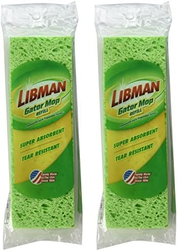 Libman 3021 Gator Mop Refill 9 Pack of 2