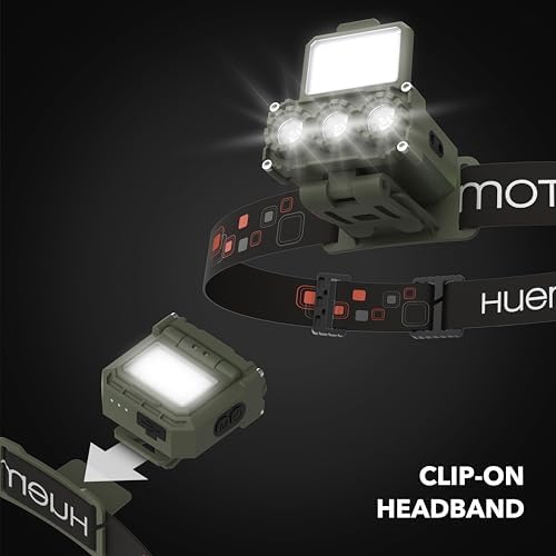 Adventure-Ready Rechargeable USB-C Headlamp with 5 Power Modes