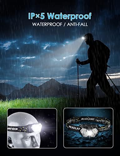 9 LED Headlamp 2 Pack