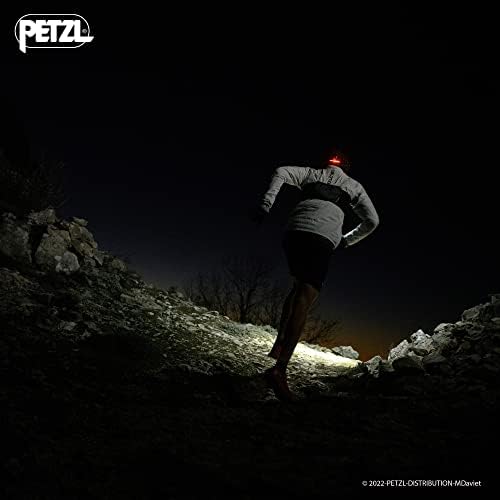 PETZL NAO RL Headlamp Black Compact NATO Positioned BL
