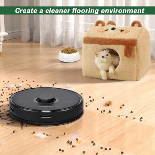VIEWALL Reusable Microfiber Mop Cloth for Robot Vacuums - 6-Pack