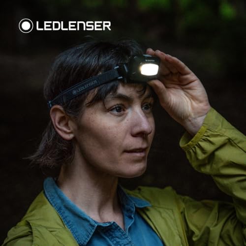 Red Sub Light Recharged LED Headlamp for Trail Use Small Waterproof
