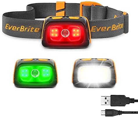 EverBrite Dual-Light Solar Headlamp for Camping Hiking