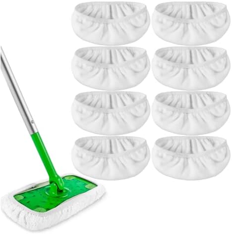 Reusable Swiffer Pad KEEPOW 8-Piece Set