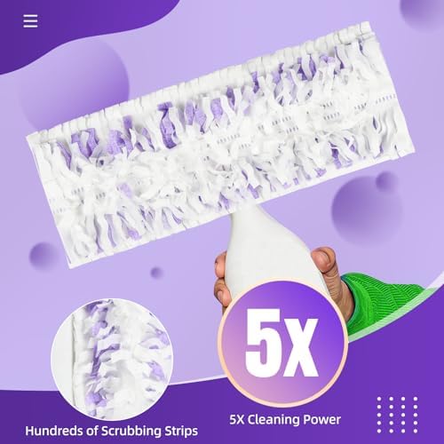 24 Pack Disposable Mop Pads for Power Mop Multi-Surface Mop
