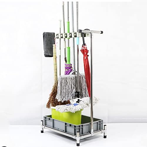 Movable Floor Mop Holder for garage schools hospitals