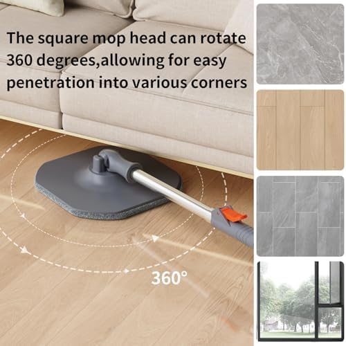 Easy Mop Set with Separate Wipes Multi-Surface