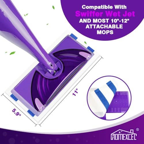 HOMEXCEL 32 Count Dry Floor Mop Pads for Swiffer WetJet