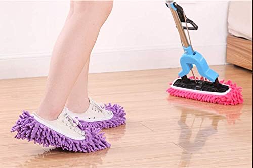 Eco-Friendly Reusable Slippers Soft Microfiber Mops for Floors
