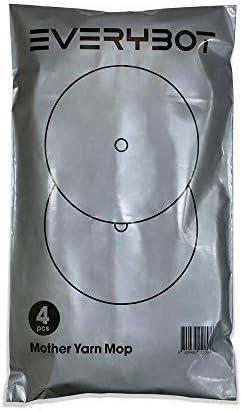 EVERYBOT Edge Robot Mop Replacement Pad Washable Mother Yarn Set of 4